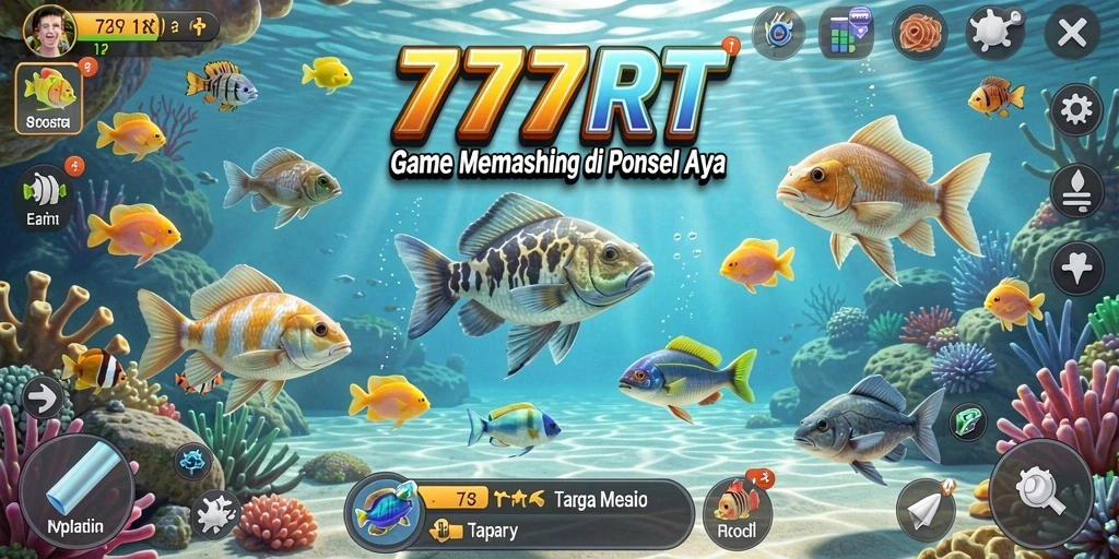 Tangkapan momen seru saat menangkap ikan besar di 777RT.