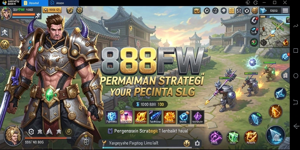Tampilan menakjubkan dari gameplay 888FW yang intens dan strategis.