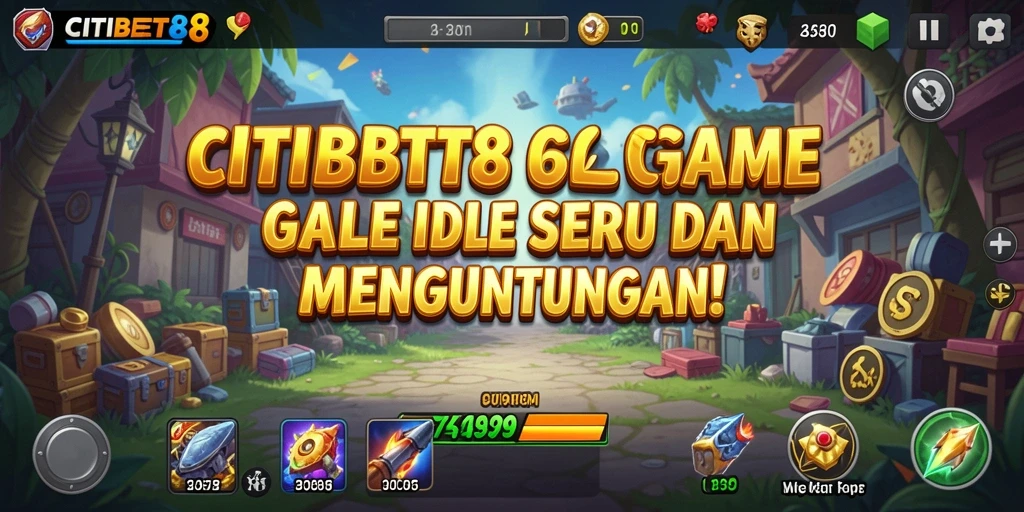 Screenshot gameplay CITIBET88 yang menampilkan keseruan permainan Idle.