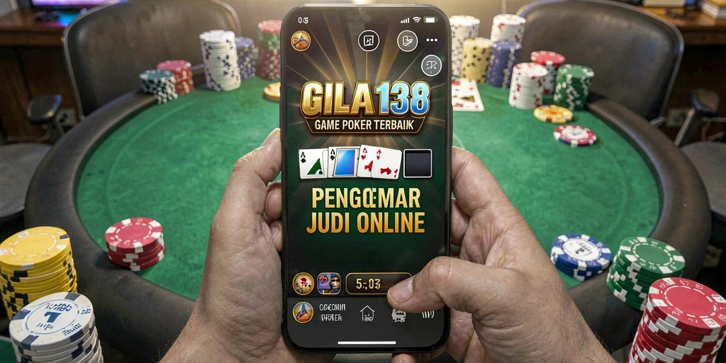 Screenshot GILA138 menampilkan aksi seru permainan Poker.