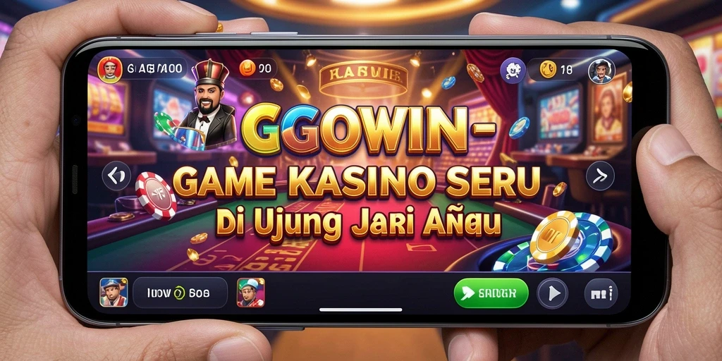 Tampilan gameplay GOWIN yang menakjubkan dengan berbagai permainan Kasino.
