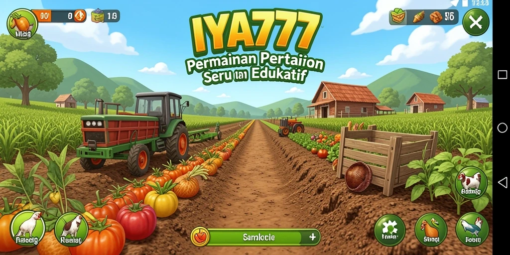 Gameplay <strong>IYA777</strong> yang menyenangkan dan mendidik tentang pertanian.