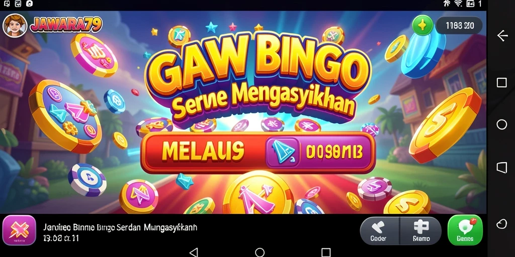 Tampilan gameplay menarik di JAWARA79 yang penuh keseruan bermain Bingo.