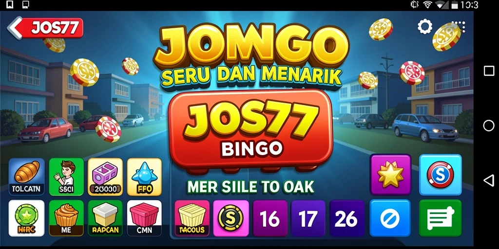 Tampilan gameplay Bingo yang seru dan menarik di JOS77.