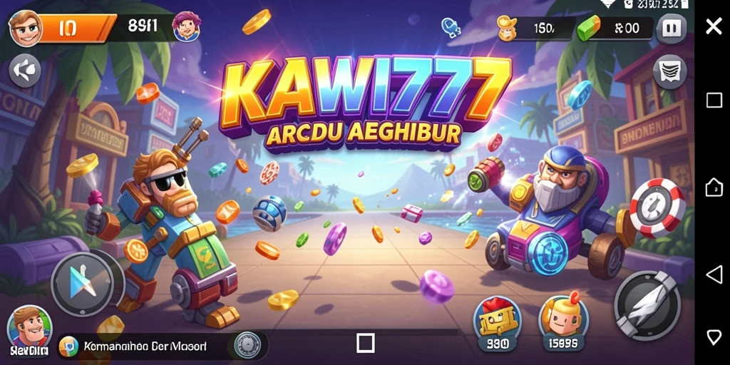 Tampilan gameplay seru dan penuh warna dari KAWI777.