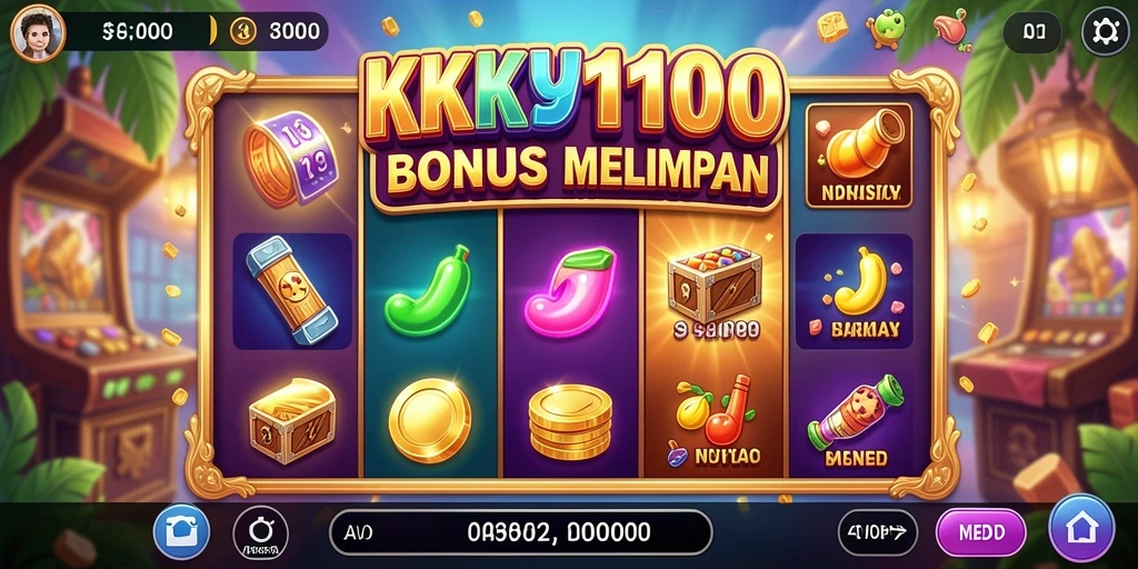 Tampilan menarik dari gameplay KPK100 dengan simbol Slot yang mengasyikkan.