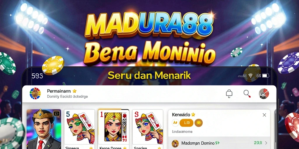 Screenshot gameplay MADURA88 menampilkan serunya permainan Domino.