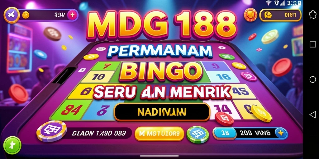 Menampilkan gameplay seru dari MDG188 Bingo.