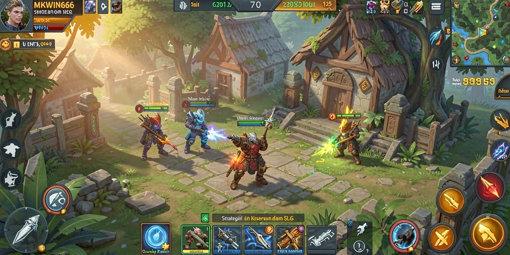 Tampilan gameplay MKWIN666 yang menegangkan dan strategis.