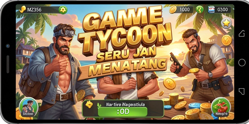 Tampilan gameplay menarik dari MZ356 dalam dunia Tycoon.