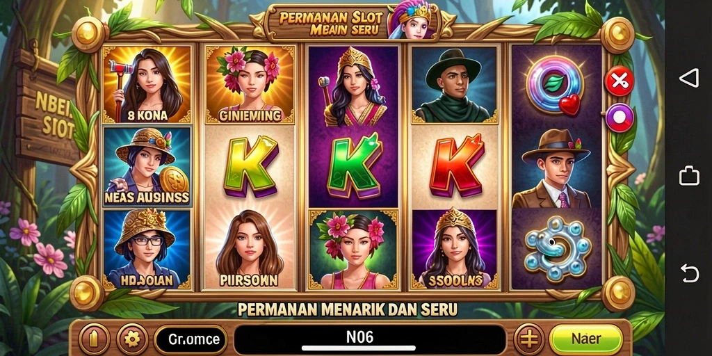 Tampilan gameplay menarik dari permainan slot N06.