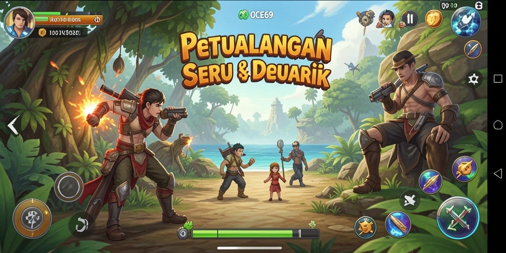 Screenshot OCE69 menampilkan gameplay seru dalam petualangan yang menyenangkan.