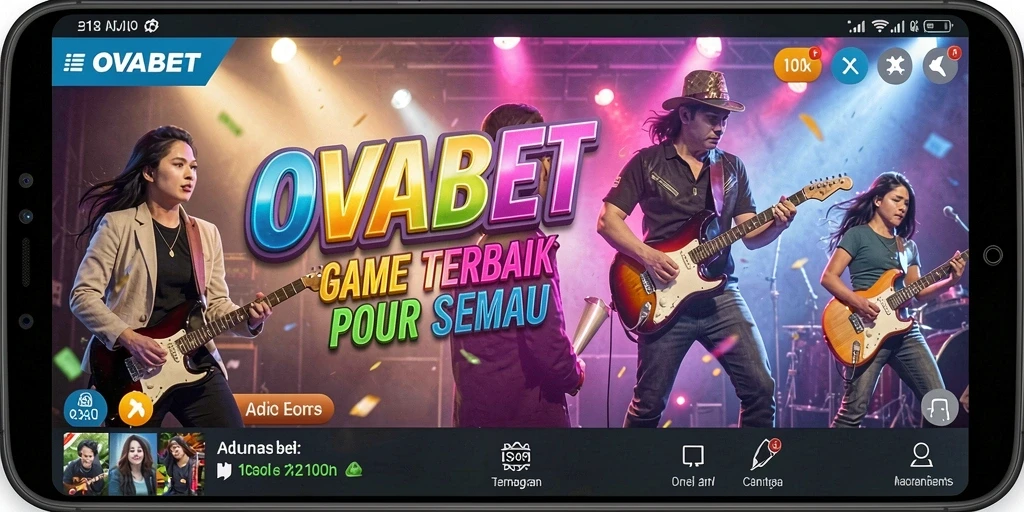 Tampilan gameplay OVABET dengan fitur karaoke yang interaktif.