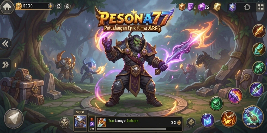 Tampilan gameplay PESONA77 yang menegangkan dan mengasyikkan.