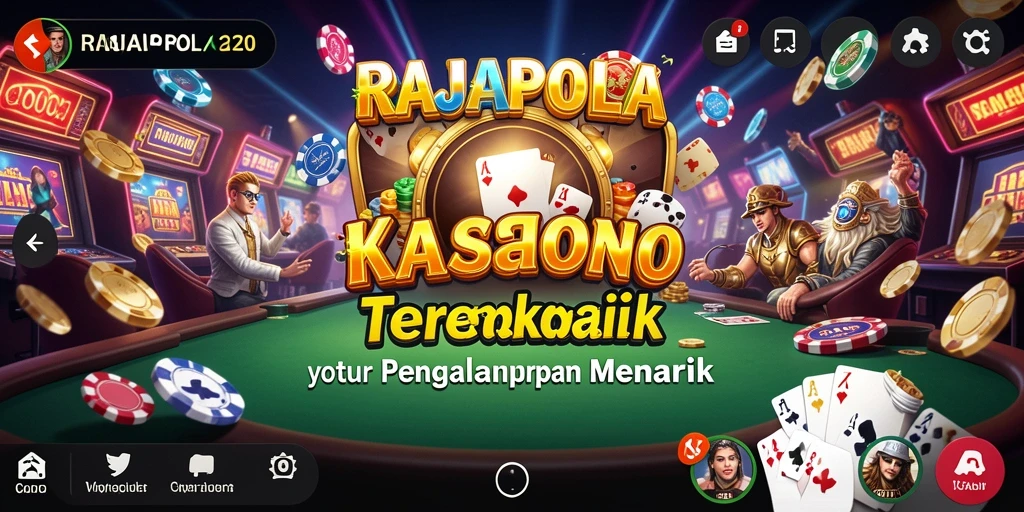 Screenshot RAJAPOLA menampilkan pengalaman bermain yang seru di kasino.