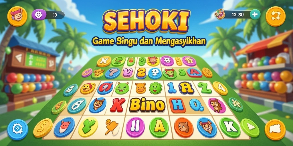 Screenshot gameplay SEHOKI menampilkan suasana Bingo yang menarik.