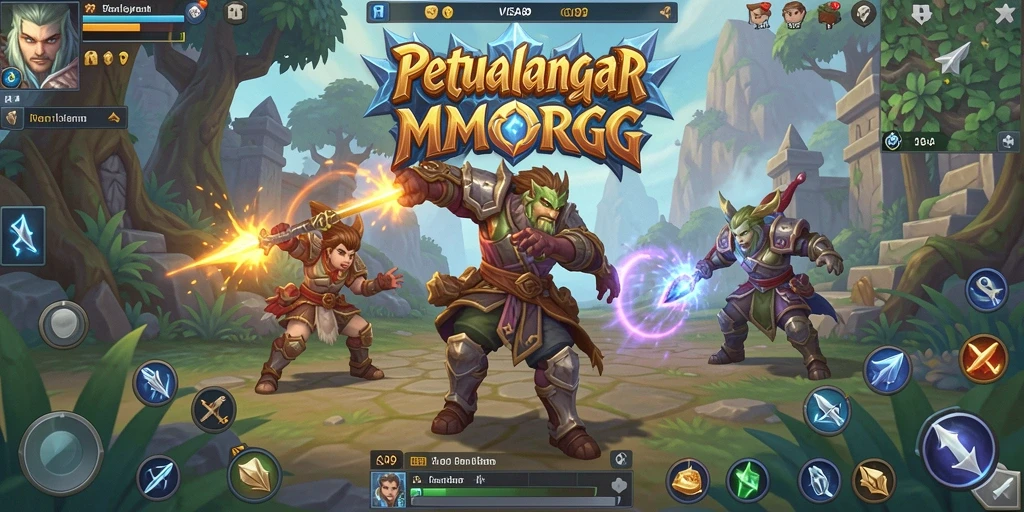 Screenshot aksi seru dalam game VISA89 yang menunjukkan pertarungan epik.